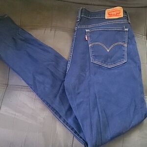 Women Levi's 710 Super Skinny blue jeans Waist 30 length 32
